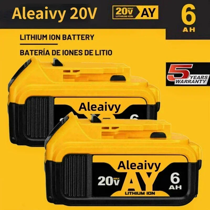 Аккумулятор для электроинструмента DeWalt DCB205 DCB 206 DCB181 DCB182 DCB200 20 в 3A 5A 6A 18 в 20 в