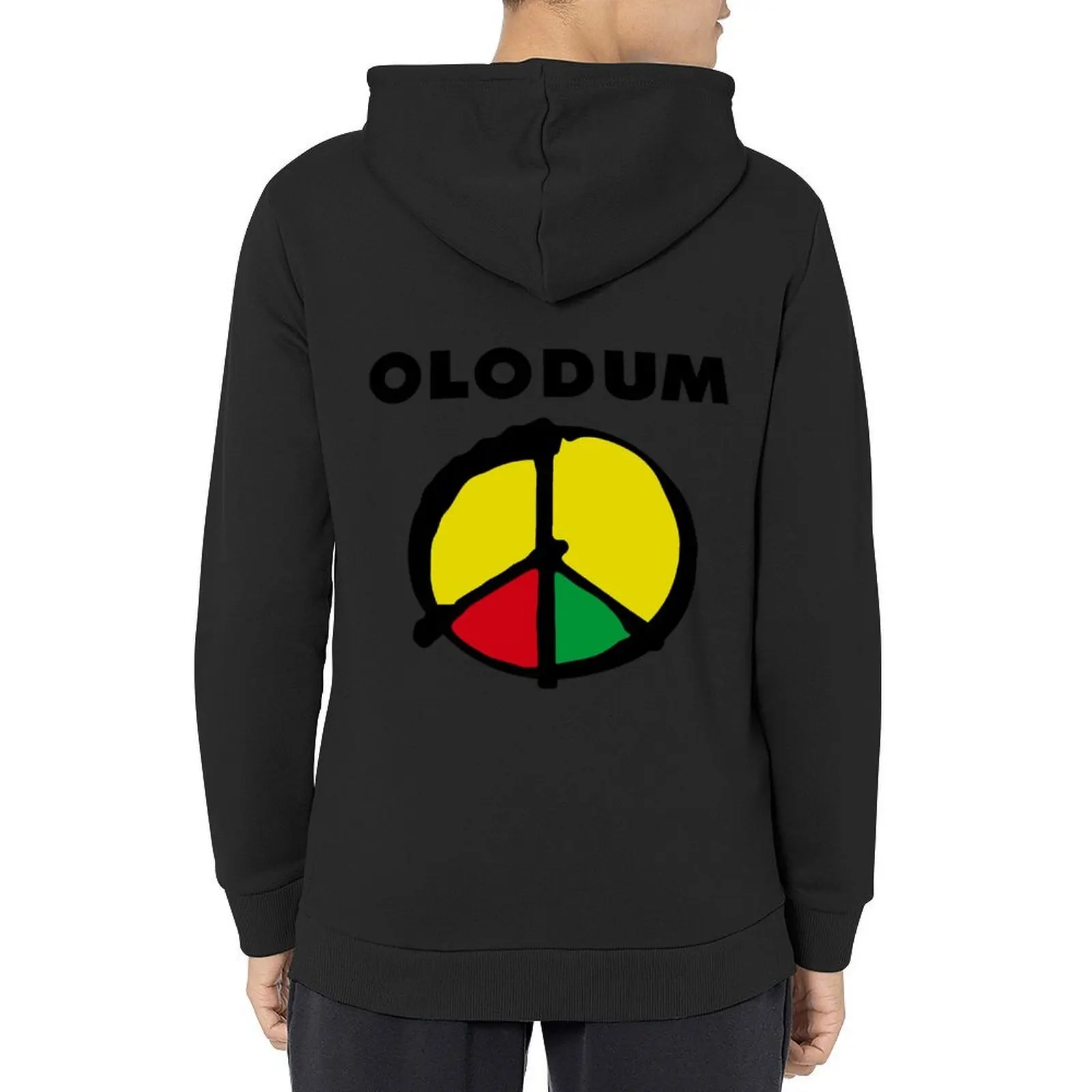 Толстовка Peace Olodum, мужская одежда, зимняя одежда, одежда в стиле аниме, мужская одежда, мужская толстовка с капюшоном