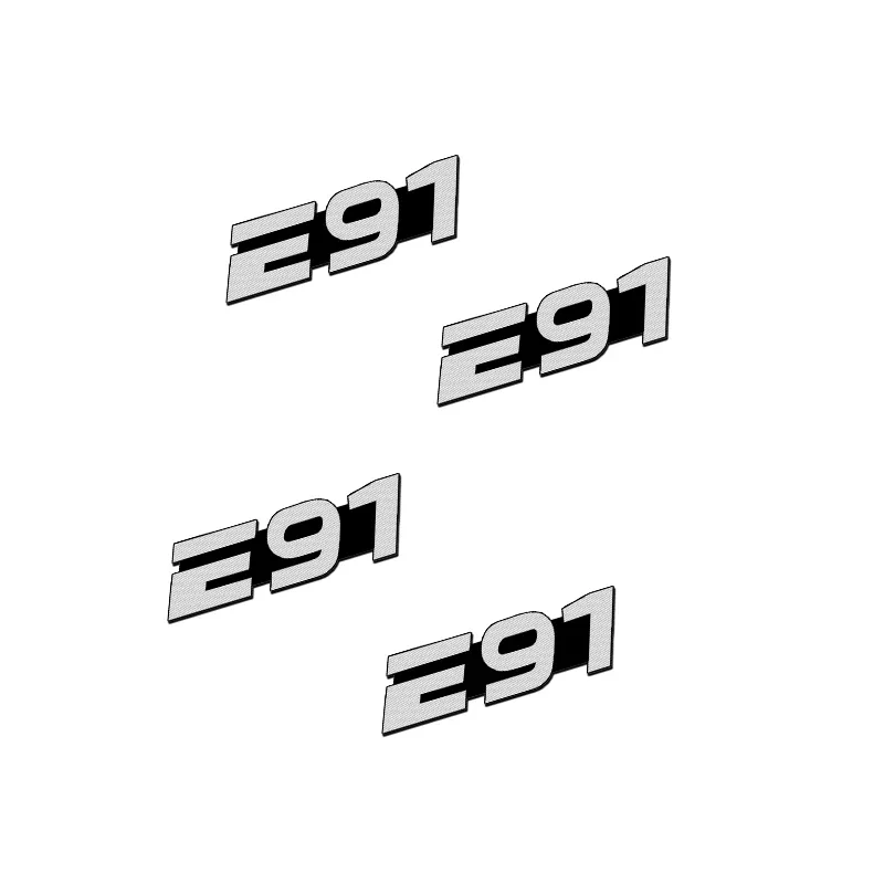 Фото Внутренняя звуковая колонка Stiker Gaya Mobil 3D Lambang, алюминиевая ленкана для BMW E91 325i 328i 335i №2