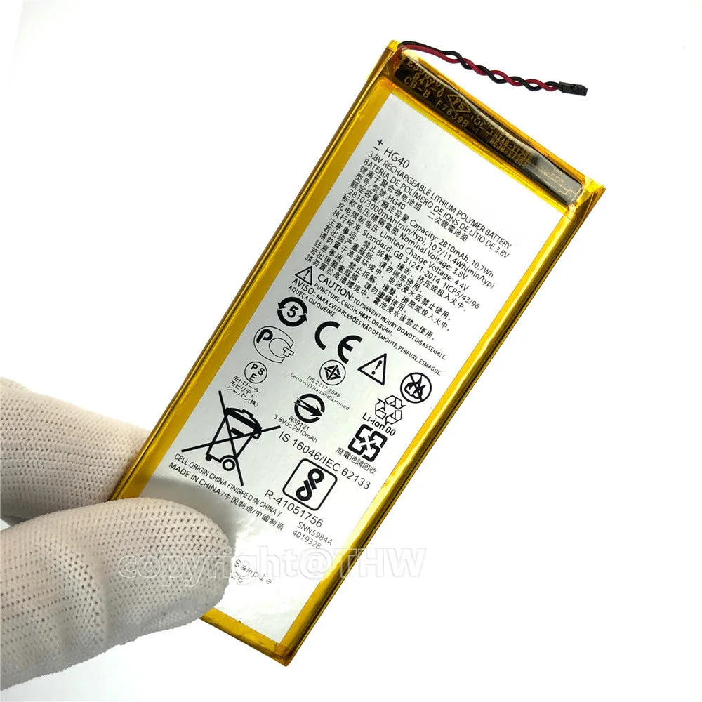 Фото Оригинальный аккумулятор HG40 для Motorola Moto G5 PLUS G5 + G5P XT1685 MXT1677 XT1687/XT1684/XT1686, аккумулятор для мобильного телефона реальной емкости №2