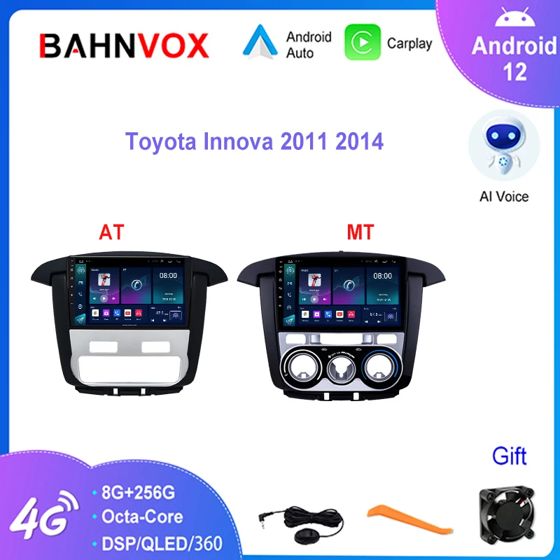 Автомагнитола для Toyota Innova, мультимедийный видеоплеер с 9 