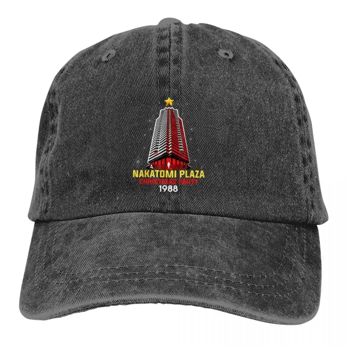 Постиранная мужская бейсболка Nakatomi Plaza Trucker Snapback Ковбойские кепки Dad Hat Die Hard Movie Party 1988, шляпы для гольфа Bruce Willis
