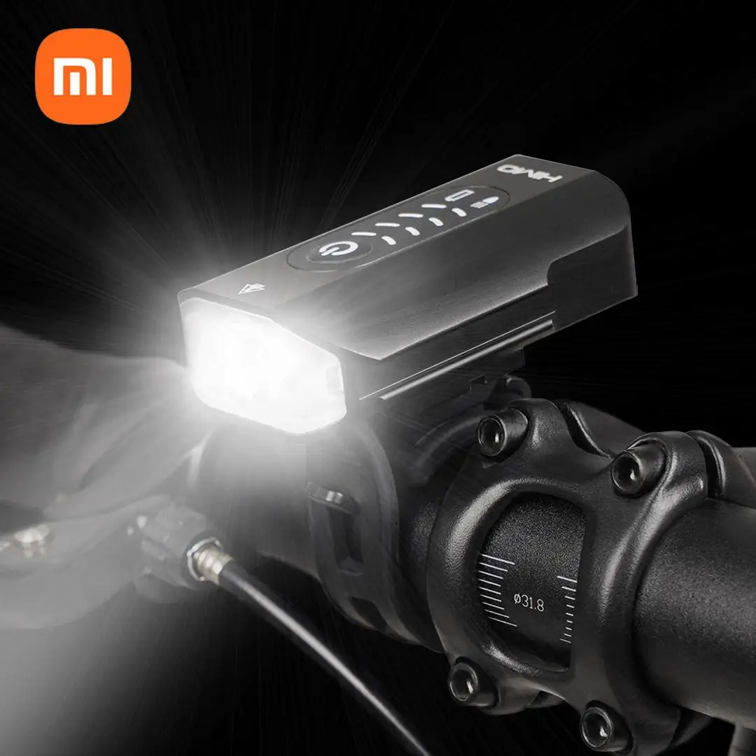 Xiaomi HIMO Высокояркие и дальние велосипедные передние и задние фары из алюминиевого сплава, трубчатые корпуса