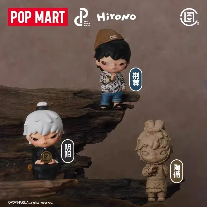 Фото Подлинные фигурки слепых коробок POPMART Hirono CLOT серии 8 В поколения — модные подарки, декоративные украшения №2