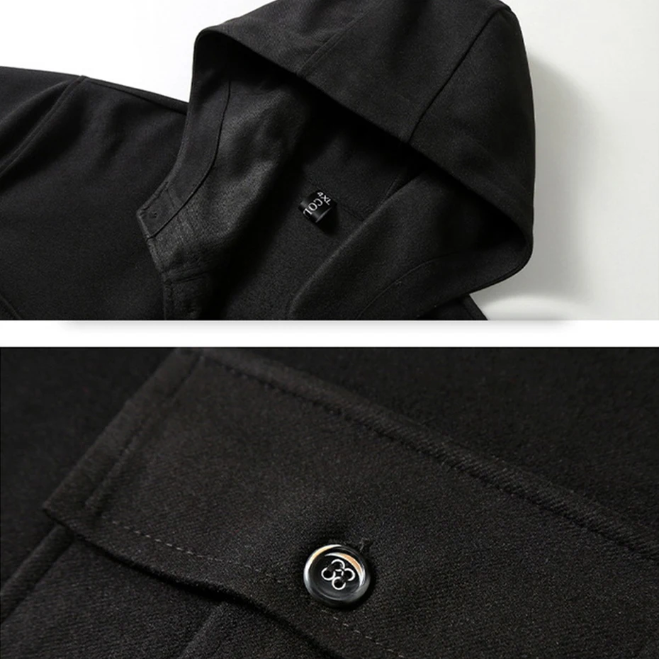 Мужская шерстяная ветровка, черная куртка большого размера, 10XL, 11XL, весна-осень 2023 (art.: 3920c60d7ae21) - 3920c60d7ae21