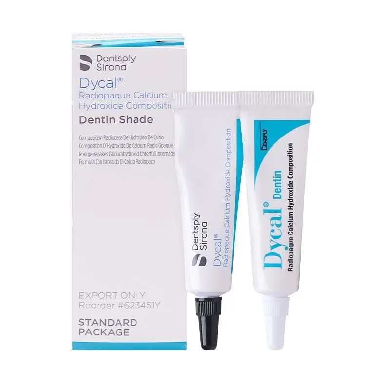 Стоматологический материал Паста из гидроксида кальция Дикаля Dentsply Sirona Radiopque Эндодонтический катализатор и основание Стоматологические принадлежности
