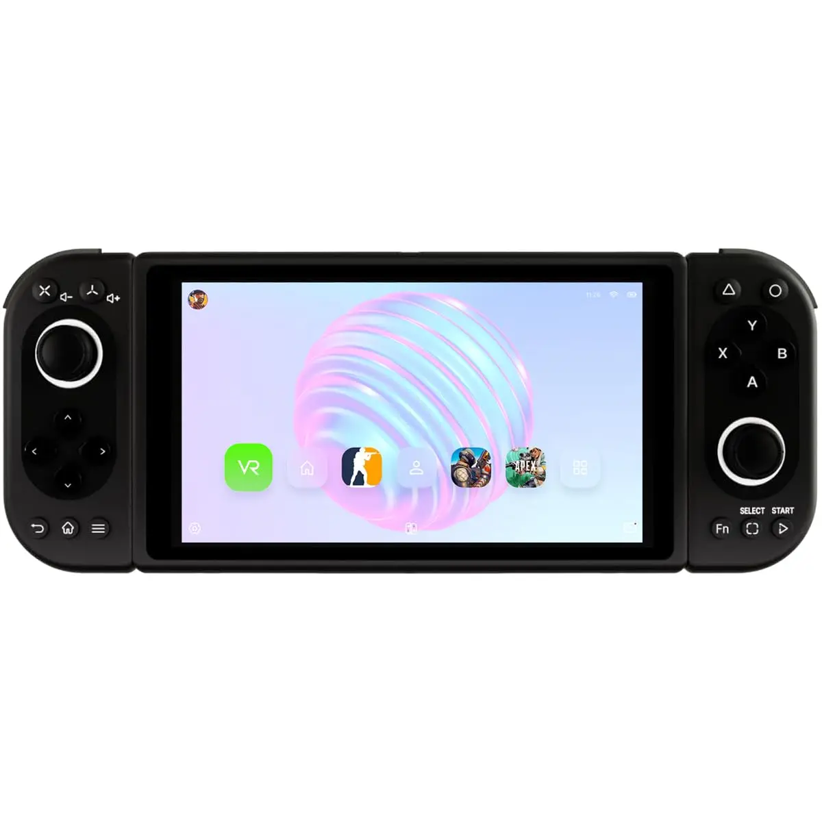 Игровая консоль с ЖК-дисплеем для Android, Консольные игры, облачные игры, 8 ГБ + 256 ГБ, Черная
