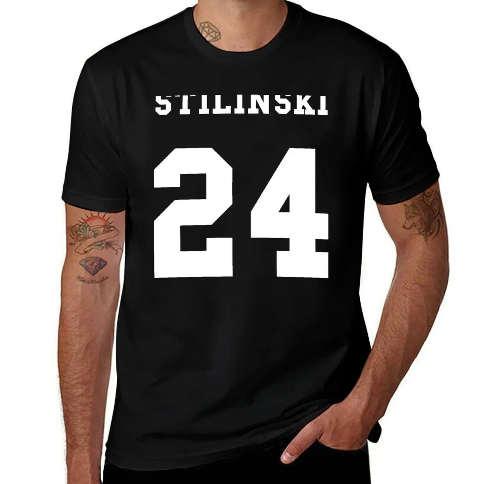 Футболка Stiles Stilinski 24, мужские хлопковые мягкие мужские футболки с рисунком, футболка