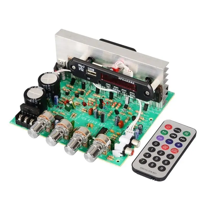 Фото DX-2.1 80WX3 Усилитель с высоким уровнем выступлений 2,1CH AMP Poard с удаленным №3