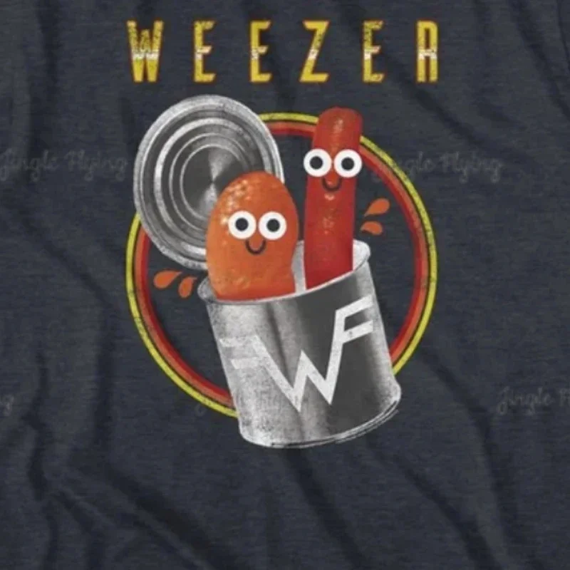Фото Детская рубашка Weezer Pork And Beans в стиле рок-н-ролл, спортивные футболки унисекс, мягкие дышащие №3