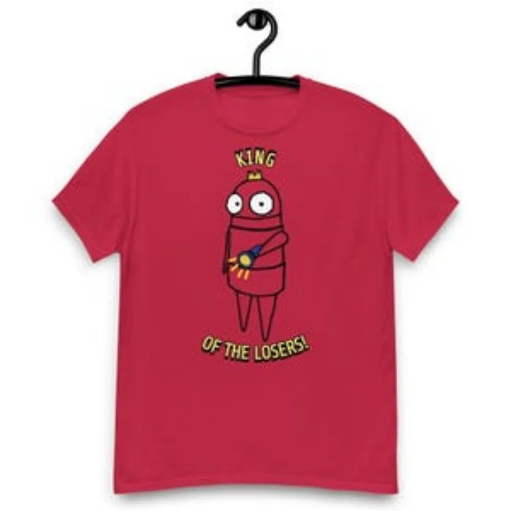 Горячая игра R.E.P.O. Футболка Merch REPO King of the Losers, футболка с короткими рукавами, футболка унисекс, уличная модная трендовая футболка, топ y2k (art.: 3920cd03f7044) - 3920cd03f7044