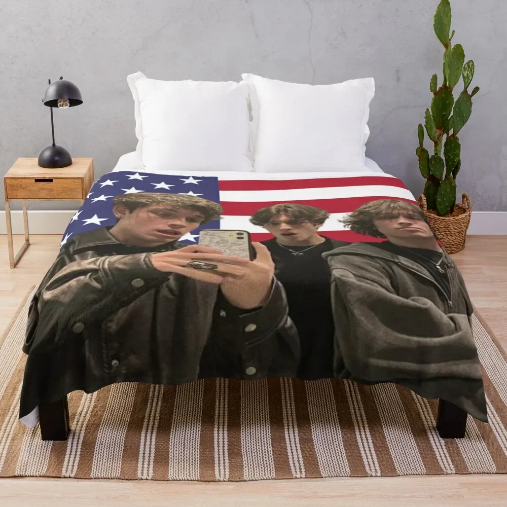 Триплет Sturniolo, забавное знаковое одеяло Merch, ворсистые детские одеяла