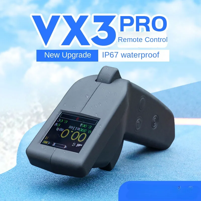 Обновленный водонепроницаемый пульт дистанционного управления VX3Pro IP67 Беспроводная электрическая гидрофольгированная доска для серфинга GPS круиз