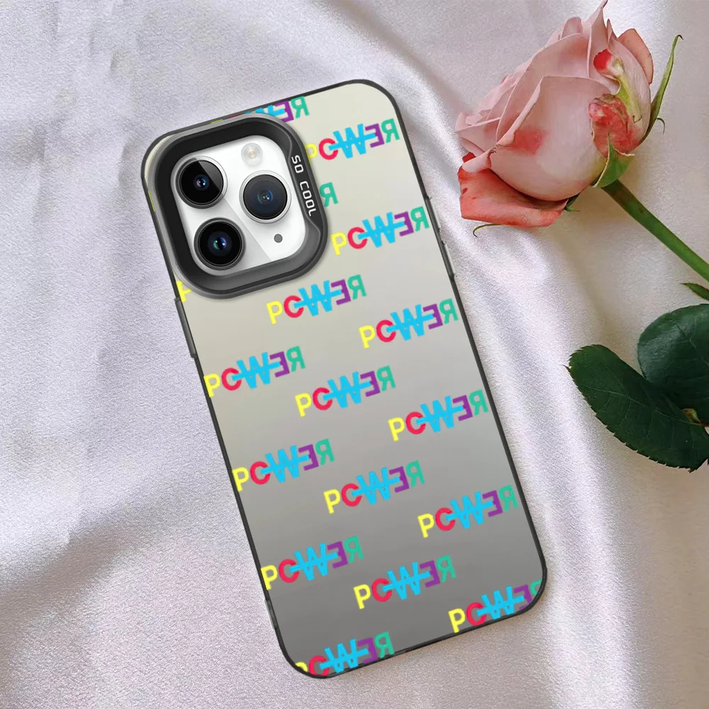 Фото Phone Case Silver Cover Suitable for iPhone 12 11 13 14 15 16 Max Pro Plus Spider Gwen IMD Rapper G-D-DRA-GONS South Korean №4