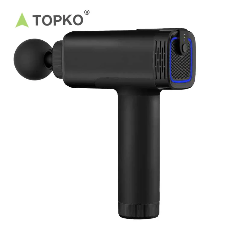 TOPKO высокое качество частная марка тренажерный зал фитнес для помещений Прочный ручной глубокий тканевый массажный пистолет для мышечной терапии
