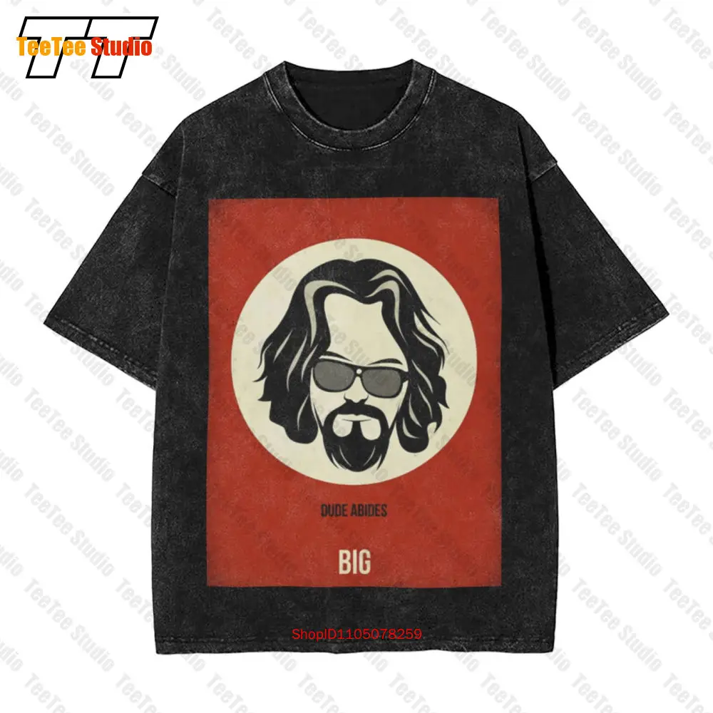 Винтажная футболка большого размера с плакатом Big Lebowski SLXD