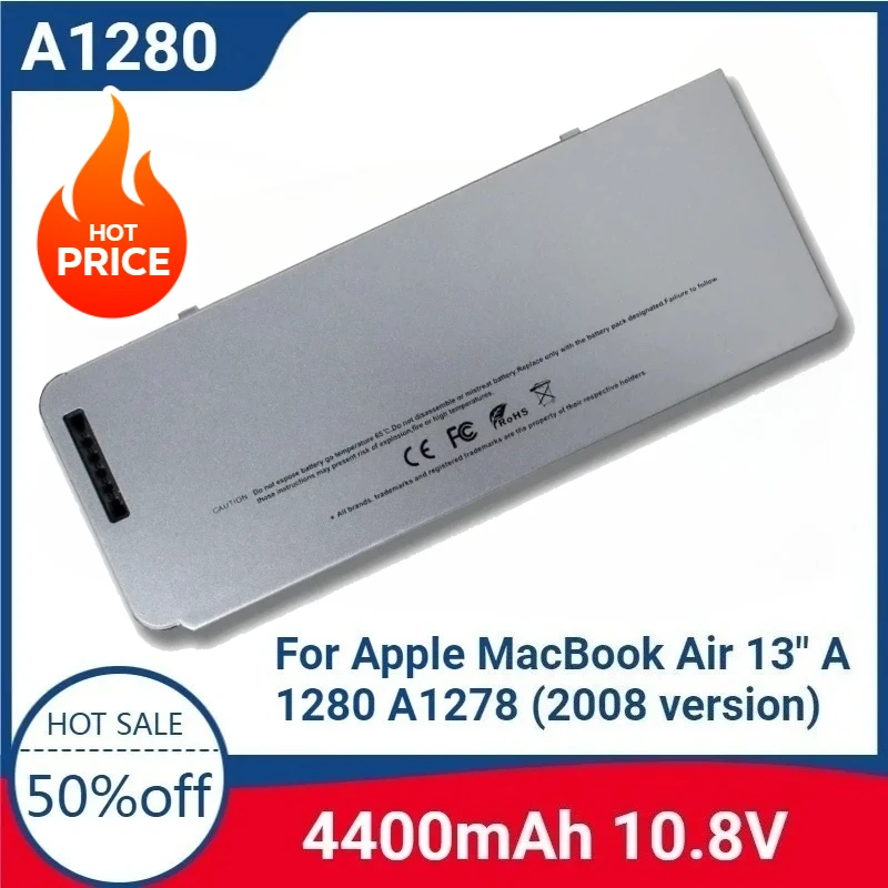 Для A1280 Высококачественная сменная батарея для Apple MacBook Air 13 дюймов A1280 A1278 (версия 2008 г.) MB466*/A MB466CH MB467 MB771
