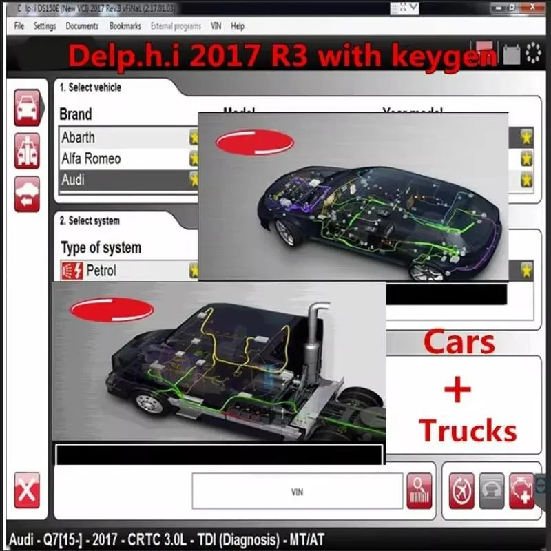 Новейшее автомобильное программное обеспечение Autocom Delphi 2017 R3 Keygen с активацией для Multidiag 150E для автомобилей и грузовиков
