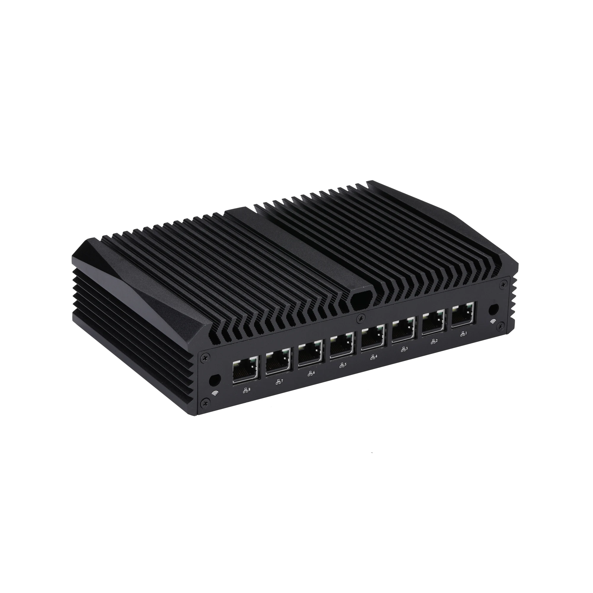 Фото Мини-ПК Qotom 8 LAN Core i3-10110U/i5-8260U/i7-10710U 8x I226V 2,5G LAN DIY Мощный маршрутизатор Брандмауэр VPN Виртуальный ПК №2