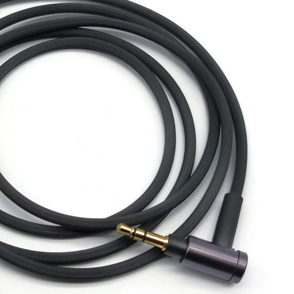 Фото Для Sony WH-1000 XM2 XM3 XM4 H900N H800 аудиокабель для наушников 3,5 мм, Длина 1,5 м/фута (черный без микрофона) №4