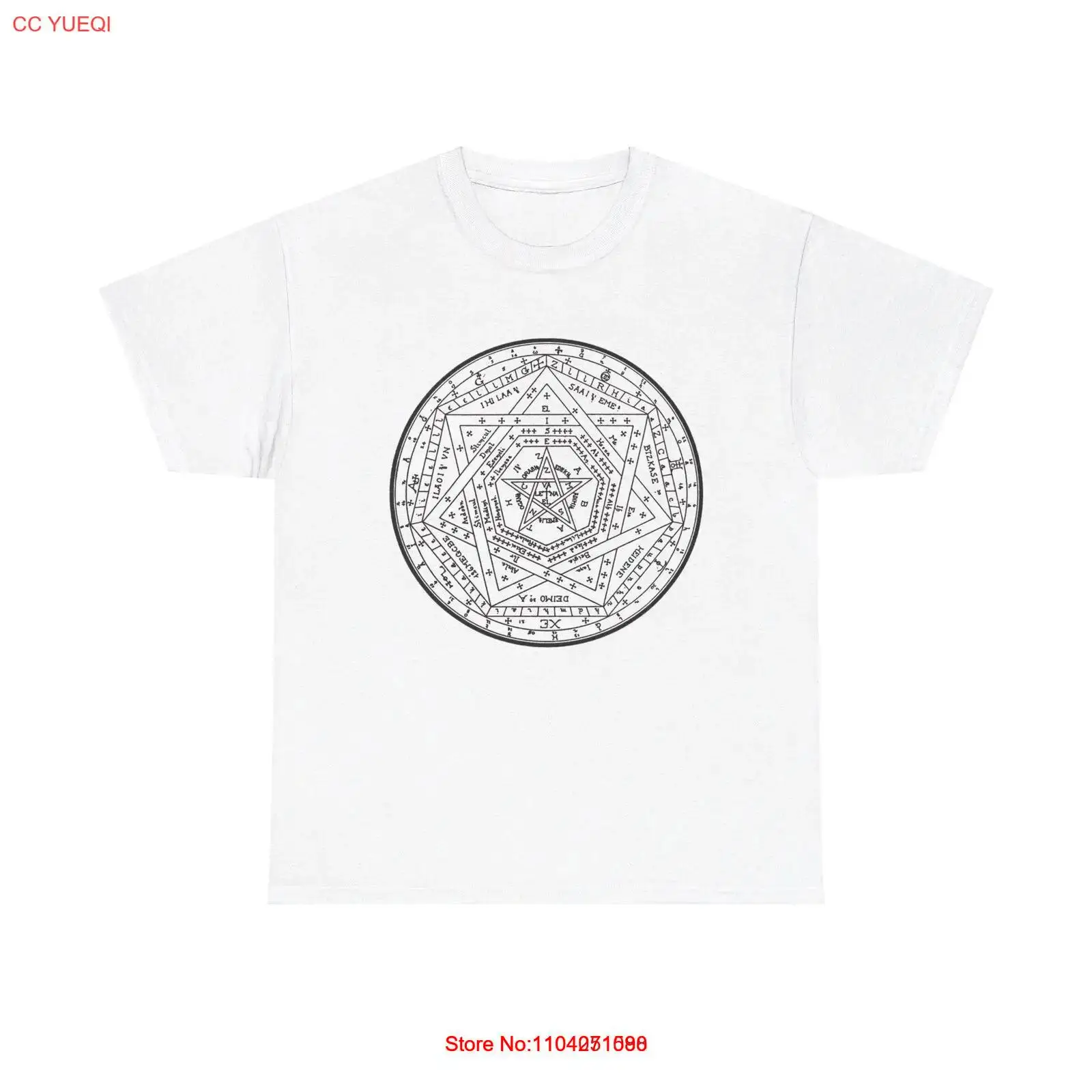 Sigillum Dei T-Shirt - vintage esoteric occult symbol john dee enoch magic ameth