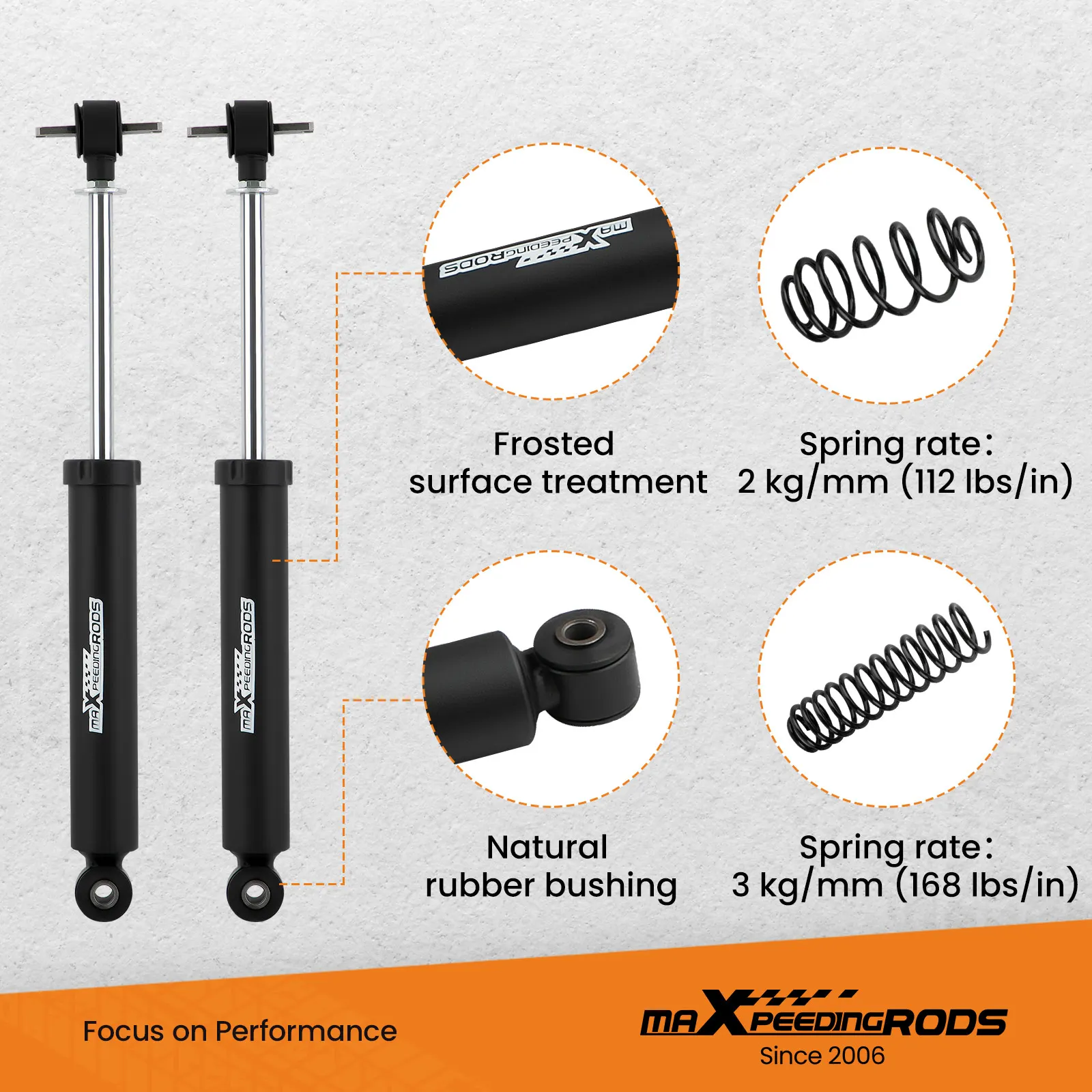 Фото Комплект подъема подвески MaXpeedingrods 2,5 дюйма для Jeep Wrangler TJ 4WD 1997-2006 гг. №5