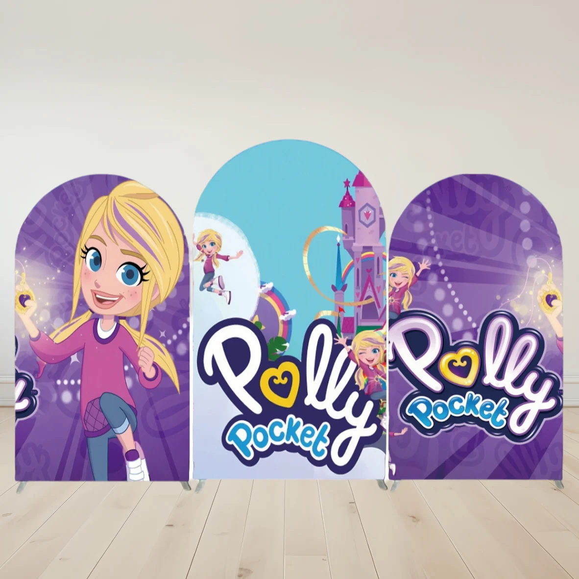 Hasbro Polly карманный арочный чехол для дня рождения, фотофон, фон для фотосъемки, принадлежности для детского душа, реквизит, украшение плаката