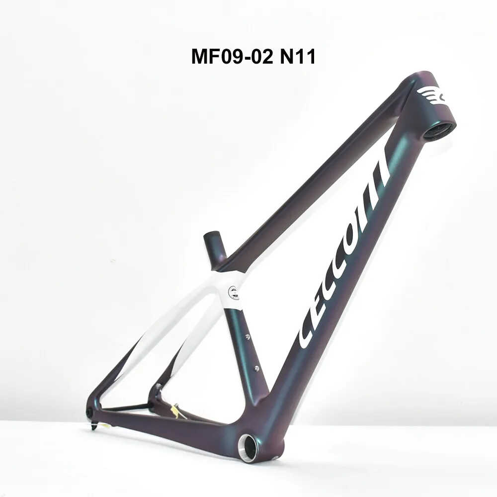 Фото Карбоновая рама MTB CECCOTTI 29er 2025 года, горная рама с полным скрытым тросом, подвесная езда на велосипеде с нижним кронштейном с резьбой T47, 148*12 мм №5