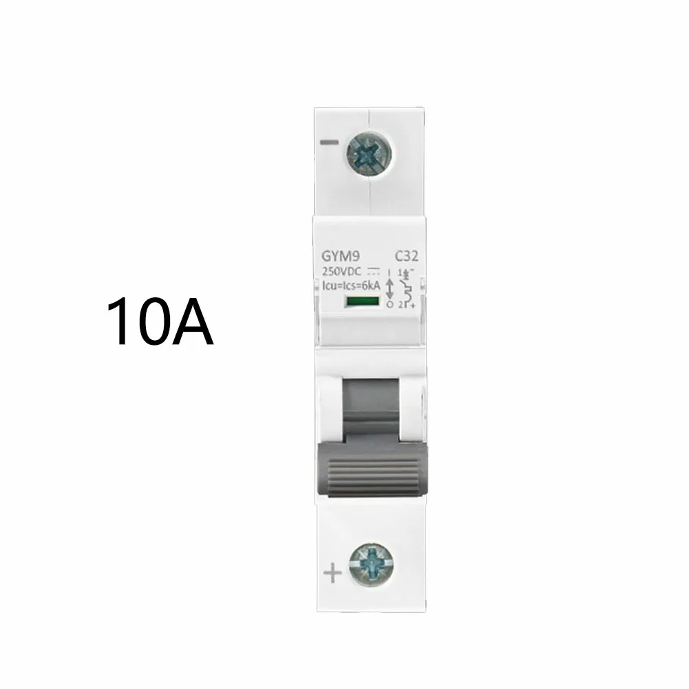 GYM9-DC Solar DC Mini автоматический выключатель 1P MCB 10 16 25 32 40 50 63Amp, домашняя техника, прерыватель, фильтр, инструменты для переключения