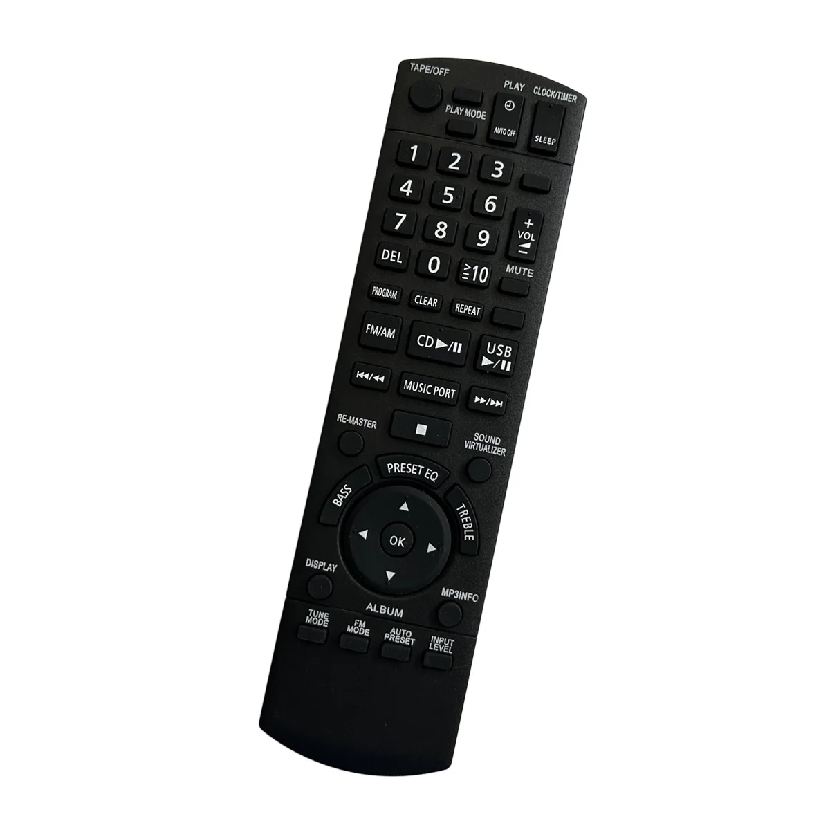 Фото Удаленный командир для портативной стерео компакт-диска Panasonic N2QAYA 000008   RX-D50 RX-D55 RX-D55EG RX-D55EGK RX-D55AEG-K RX-D55AEGK №2