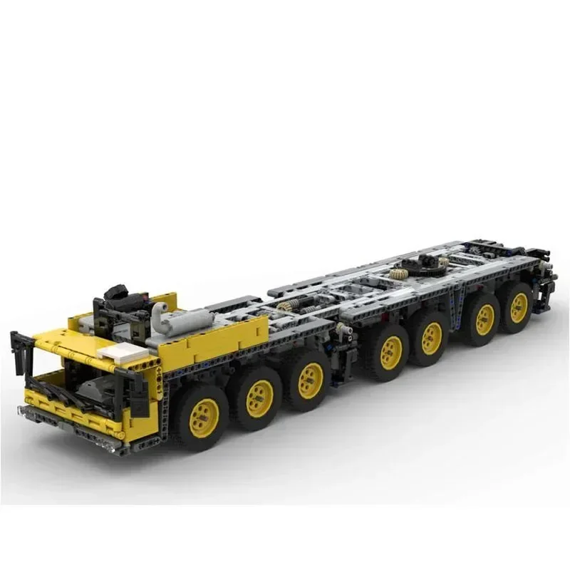 Фото MOC- 163993   Новый 7-осевой мобильный кран RCElectric GMK7550, сращивание и сборка строительных блоков ModelMOC Creative Building BlockToy №2