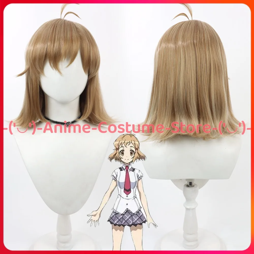 Senki Zessho Symphogear Tachibana Hibiki Косплей Парик Аниме Игровой Персонаж Хэллоуин Карнавальный Костюм Для Вечеринки Парики Синтетические Волосы