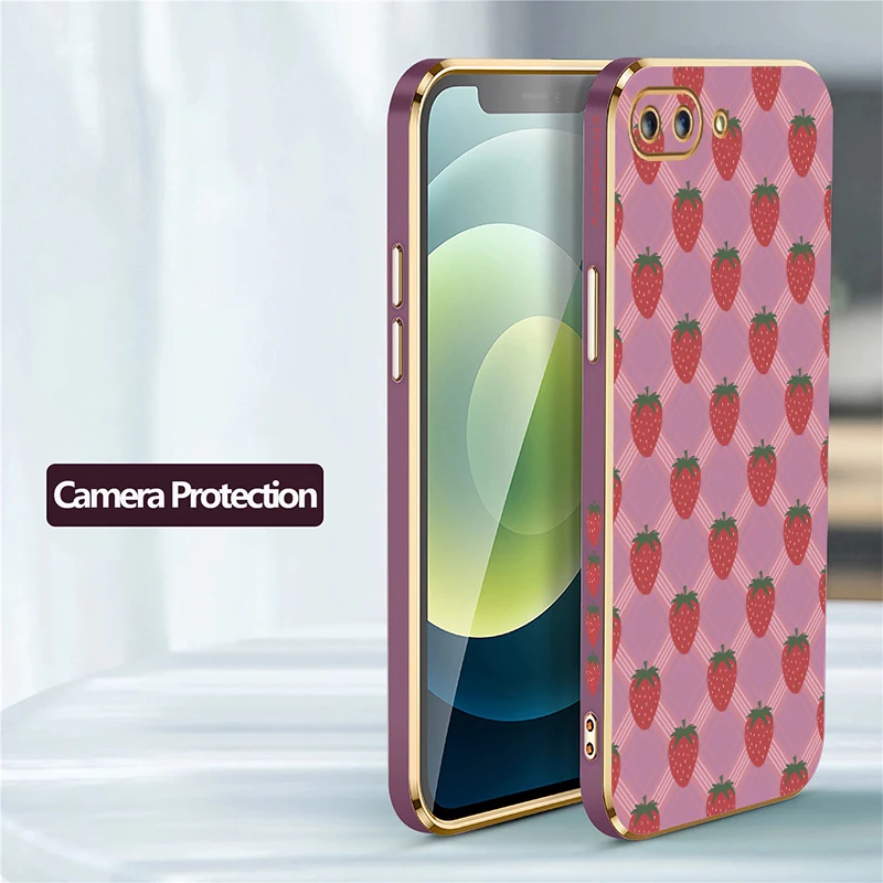 Фото Для infinix Hot 40 Pro 40i 30i 30 4G 5G 20 20S 20i Мягкий силиконовый чехол для телефона с клубничным сетчатым узором, противоударный Funda №5