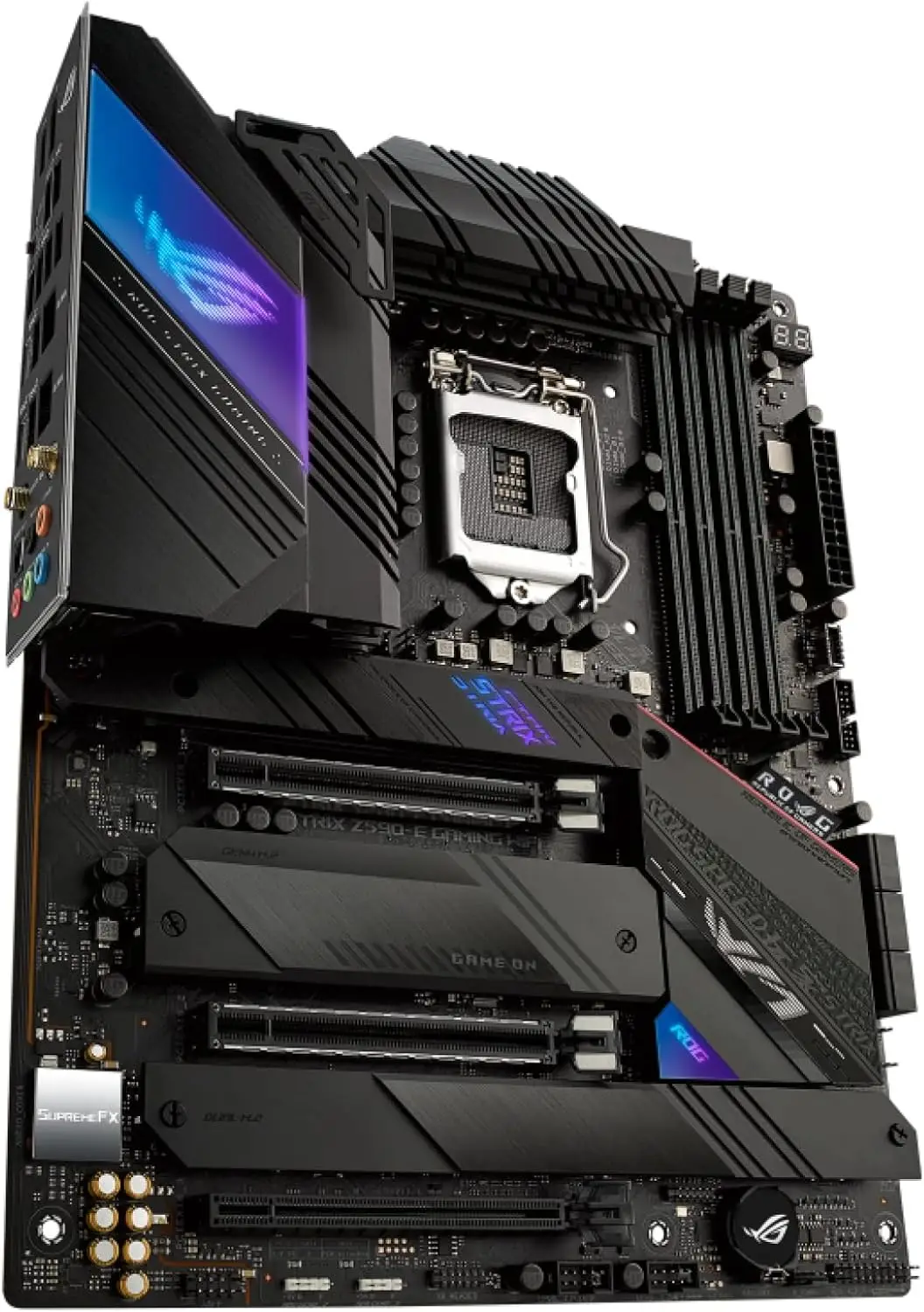 Фото ROG Strix Z590-E Игровой Wi-Fi 6E LGA 1200 Материнская плата ATX 11-го/10-го поколения PCIe 4,0 14 + 2 этапа питания DDR4 №4