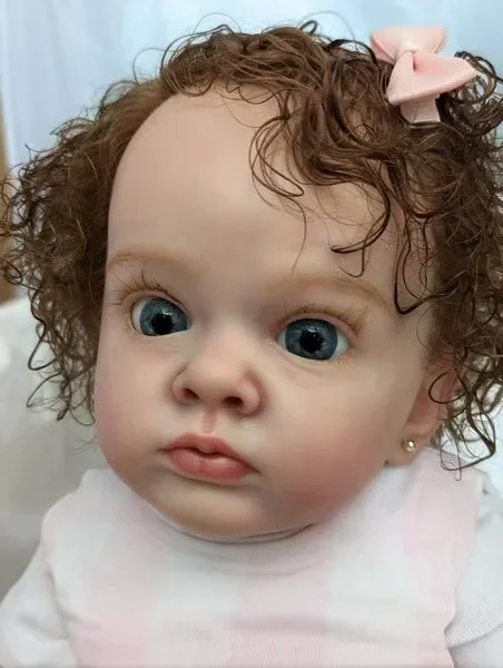 SINO-BB индивидуальная ограниченная поставка 26 дюймов Reborn Baby Pippa настоящие фотографии уже готовая кукла с волосами ручной работы Рождественский подарок (art.: 3920cea46a74a) - 3920cea46a74a