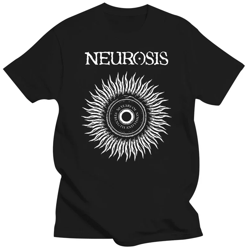 Рубашка Neurosis с принтом «Музыкальный Тур» с металлической лентой Окленда, 2019 черная хлопковая футболка, Размеры S 2Xl