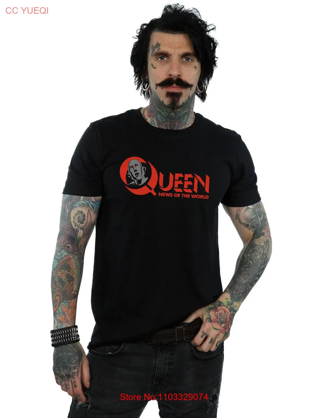 Футболка с логотипом Queen Men's News Of The World