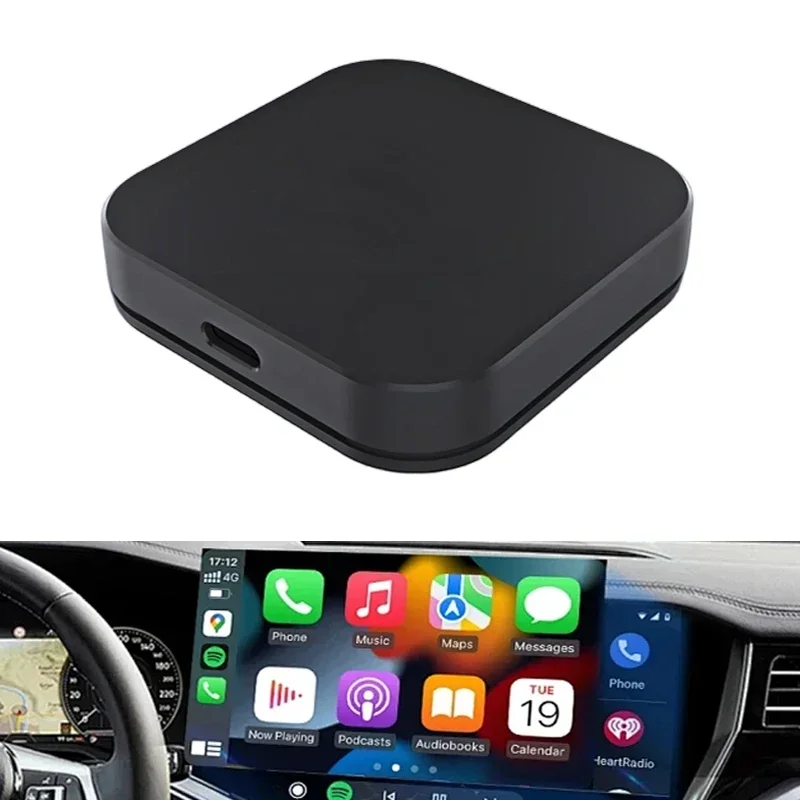 Фото Для BMW X7 G07 Car Smart 2in1 Mini Box Wireless CarPlay Android Auto 5,8 ГГц WiFi BT Auto Connect Plug and Play Беспроводной адаптер №4