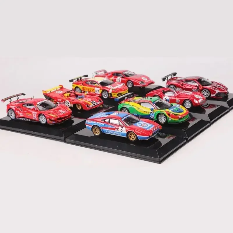 Фото Bburago 1:43 Ferrari 24 HEURES DU MANS 499p F430 308 GTB 458 488 312P 512BB Модель гоночного легкосплавного автомобиля Коллекция Ferrari Детский подарок №5