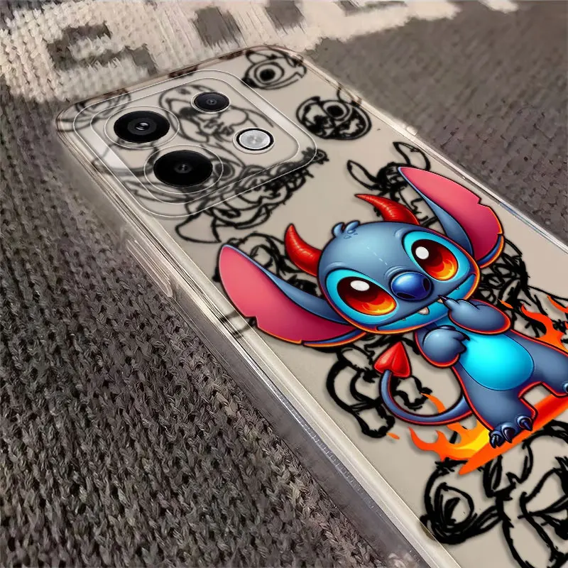Фото Прозрачный мягкий чехол для Xiaomi Poco X3 NFC X5 X4 M3 X3 Pro X4 GT Cute Disney Stitch №4