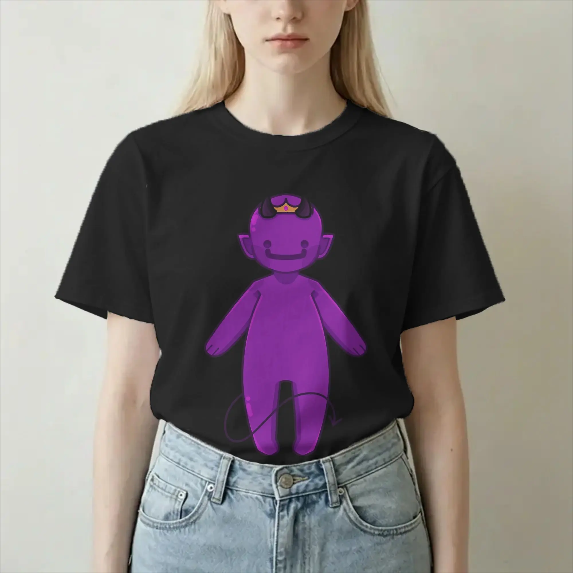 Футболка Wemmbu Kawaii для мужчин и женщин, хлопковая футболка с круглым воротником, игровая футболка UUsmp, одежда с короткими рукавами для взрослых