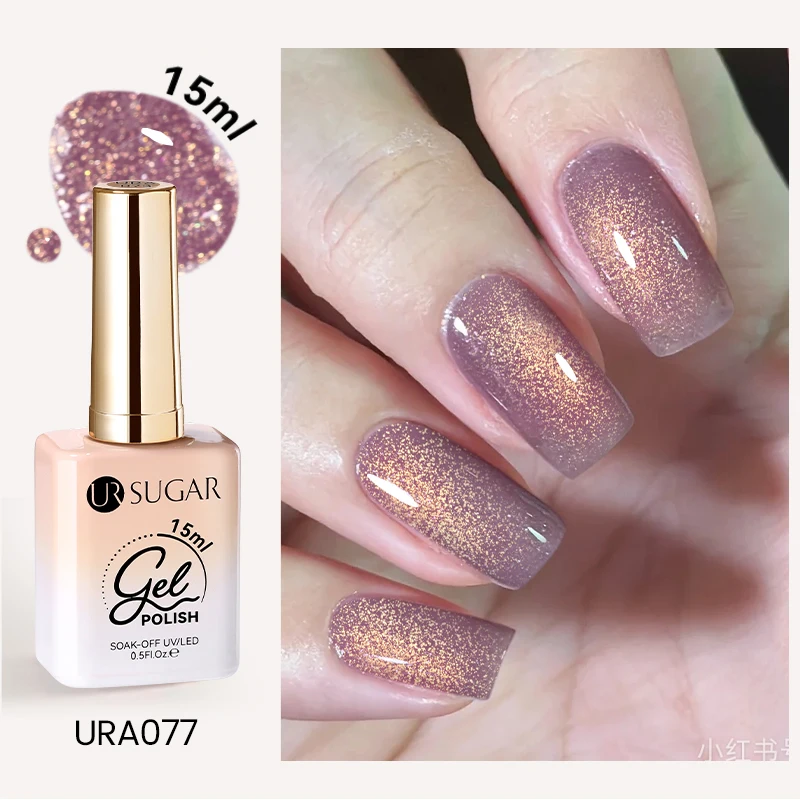 UR SUGAR 15 мл 80 цветов Блестящий гель-лак для ногтей Принадлежности для ногтей Vernis Полуперманентный дизайн ногтей Маникюр Soak Off LED УФ-гель
