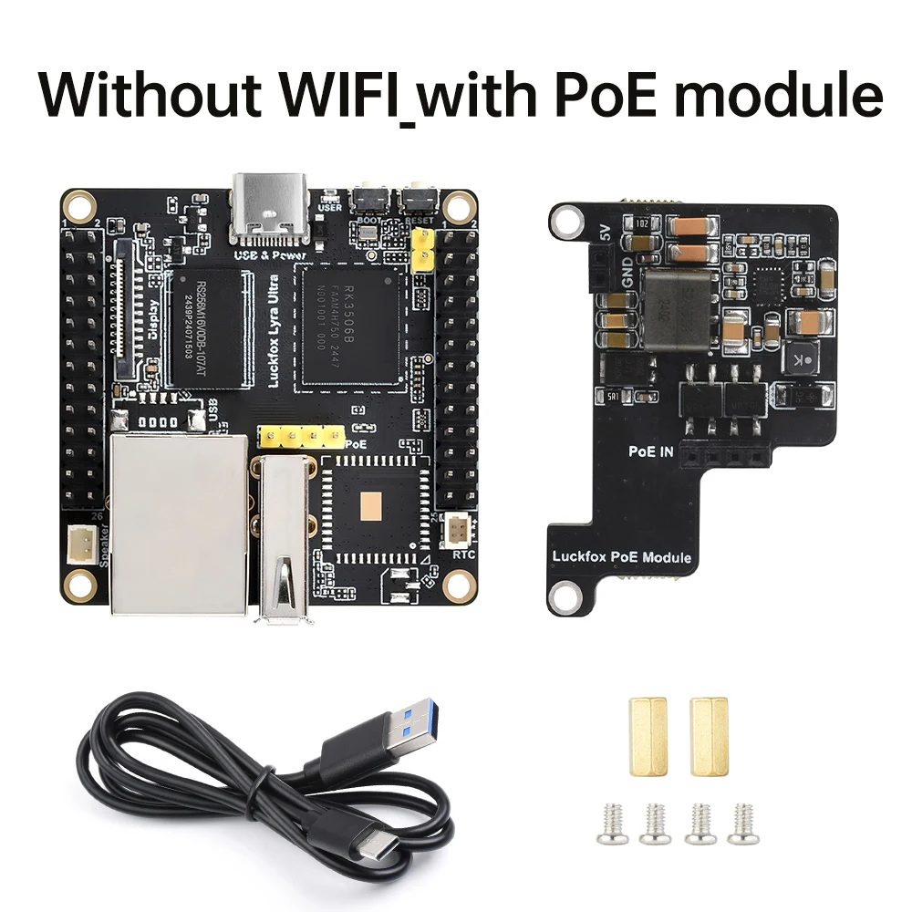 Фото Luckfox Lyra Ultra/Luckfox Lyra Ultra W RK3506B Плата разработки Micro Linux AI Board 8G eMMC Arm Cortex-A7 Arm Cortex-M0 №5
