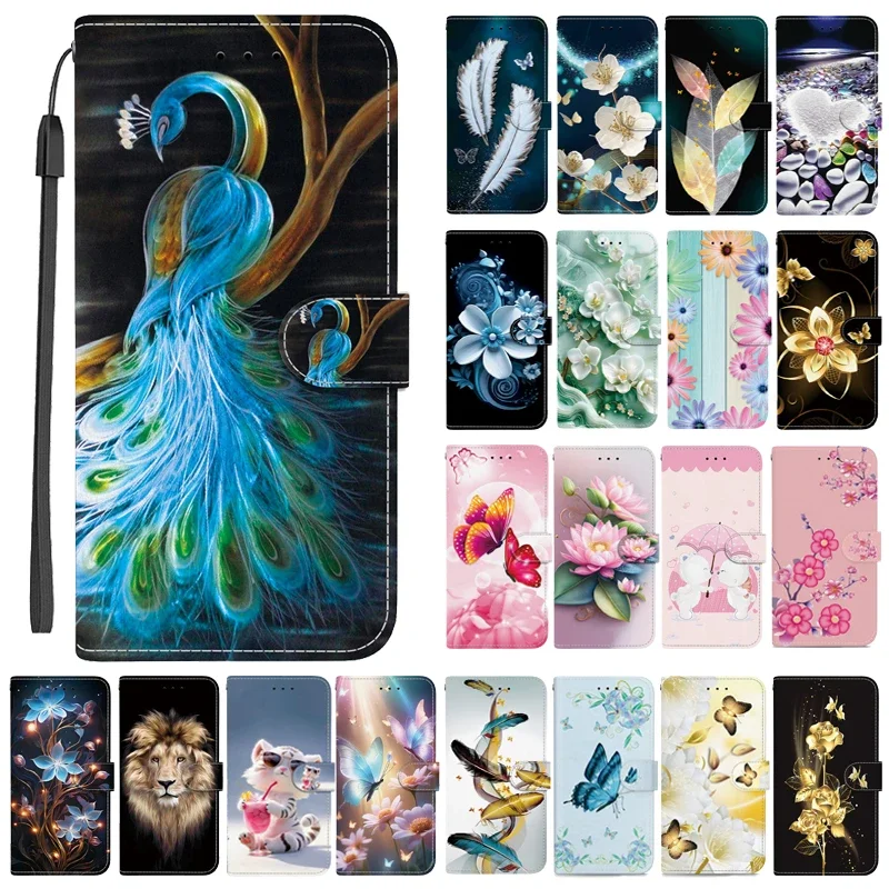 Кожаный чехол-книжка A90 5G для Samsung Galaxy A90 5G A80 A70 A50 A40 A30 A20 A908 A805 Чехлы с магнитной подставкой и милым 3D-узором