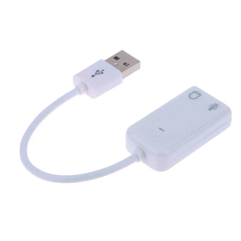 Фото Внешняя звуковая карта USB 2,0 к разъему, 3D Аудио гарнитура, микрофон, наушники, 7,1 каналов, 5HV2 адаптер для ноутбука №5