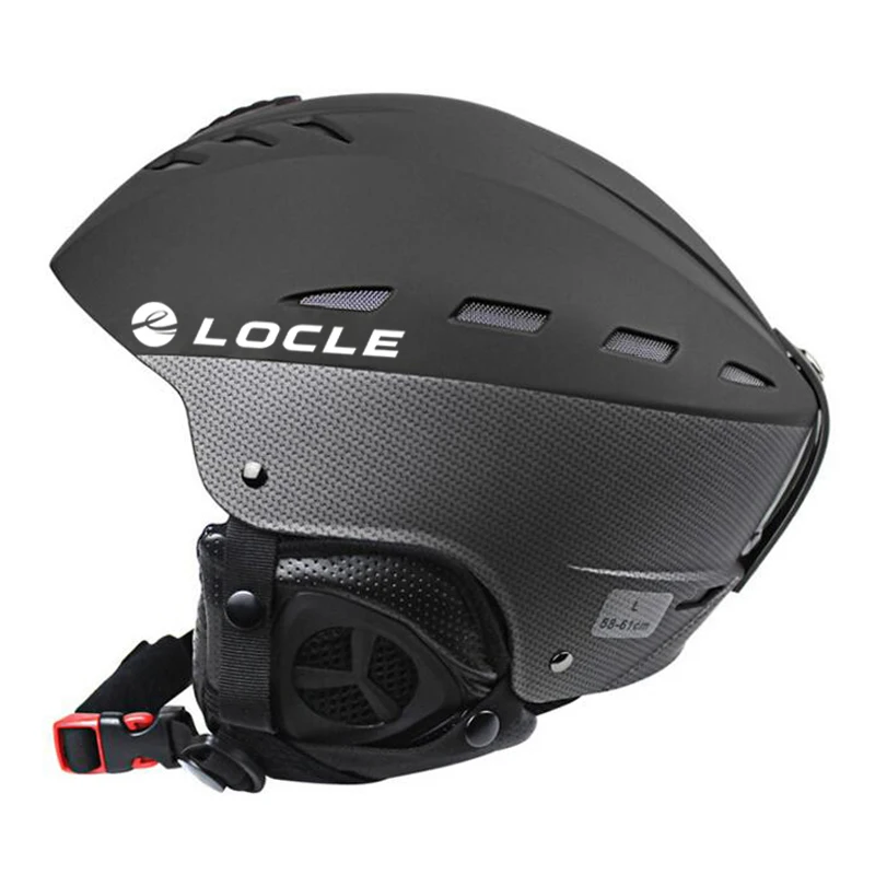 Лыжный шлем для взрослых LOCLE для мужчин, женщин, детей, CE, безопасный зимний спортивный шлем для катания на лыжах, снегохода, сноуборде, скейтборда, шлем