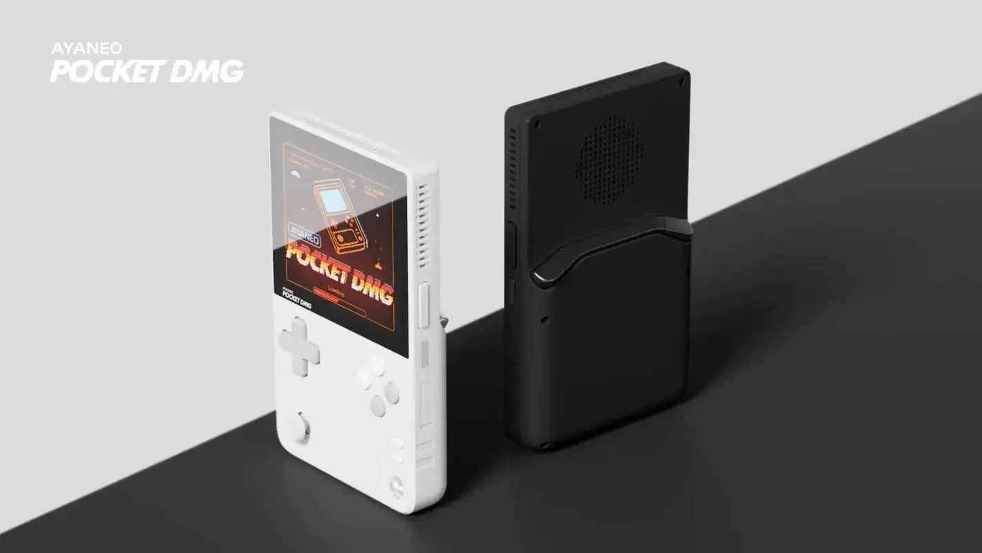 Фото Карманная игровая консоль AYANEO DMG, экран разрешения 1240*1080, 3,92 дюйма, OLED, 6000 мАч, гироскоп, портативные игровые консоли, подарок на заказ №2