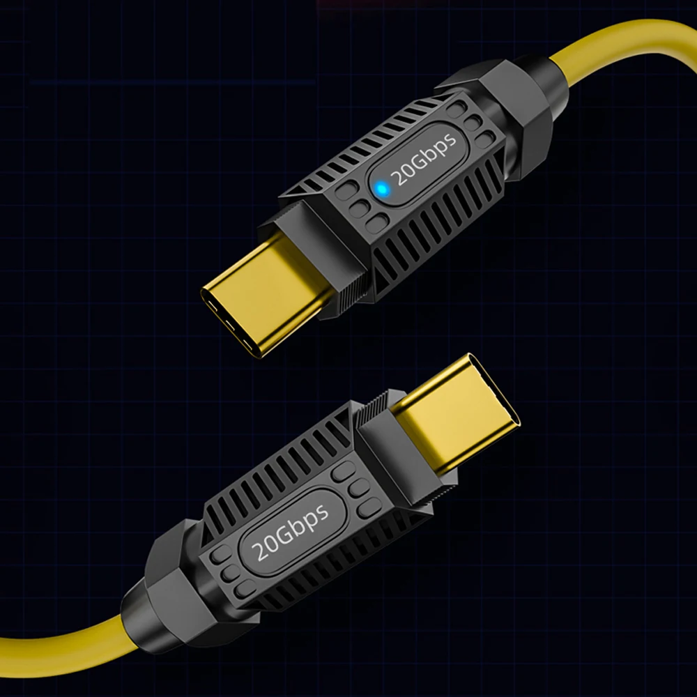 Фото Кабель USB Type-C для передачи данных, 8K, 20 Гбит/с, PD3.1, 140 Вт №4