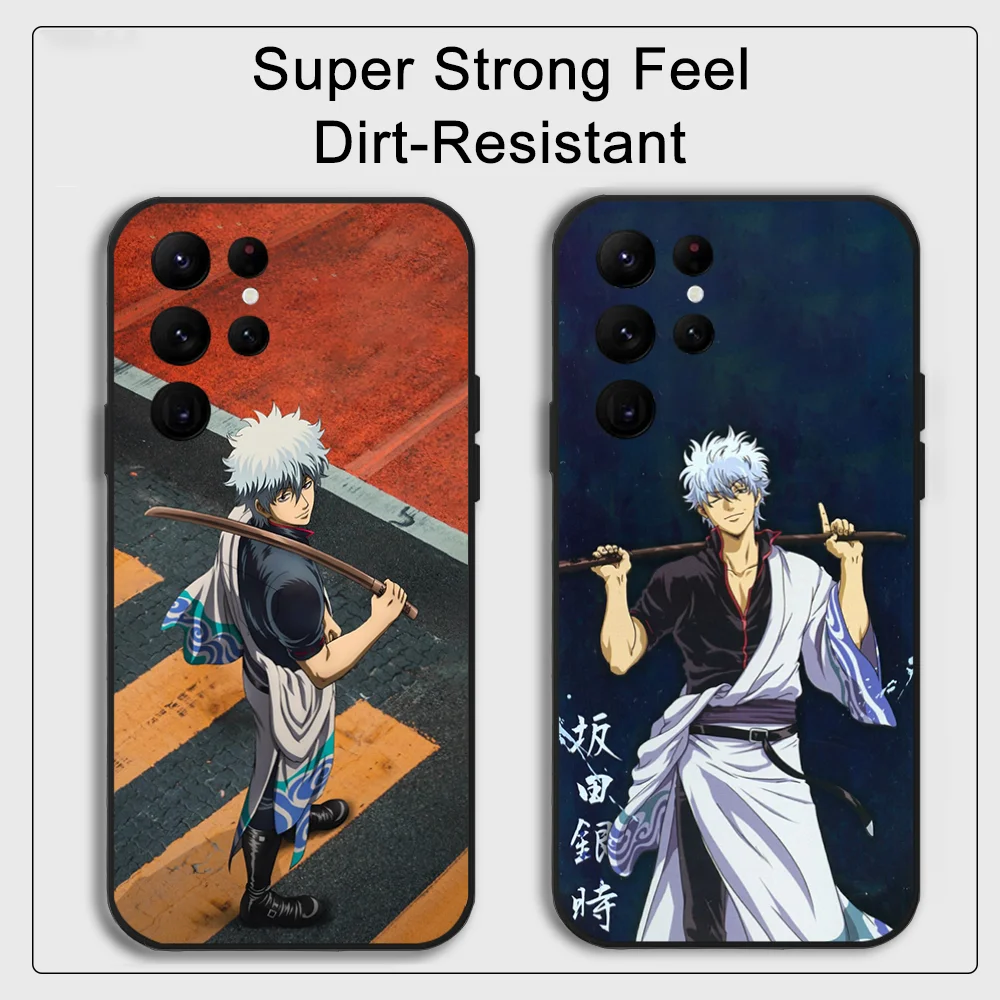 Чехол для телефона Anime Gintama-Sakata G-Gintoki для Samsung S series s20 s21 s22 s23 s24 FE Plus Ultra TPU, мягкий и приятный для кожи чехол