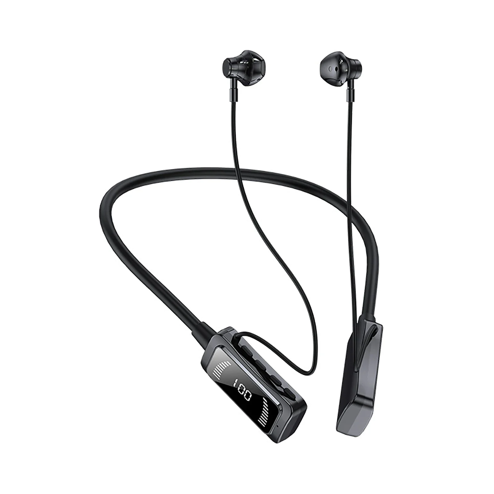 Беспроводные Bluetooth 5,3 наушники KG06, Спортивная Шейная стереогарнитура, гарнитура для свободных рук, наушники для смартфонов